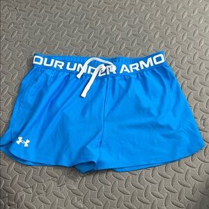 Youth Under Armour Bright Blue Training Shorts YXL